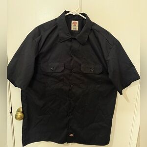 Dickies FLEX Men's Dark Gray Short Sleeve Work Shirt
